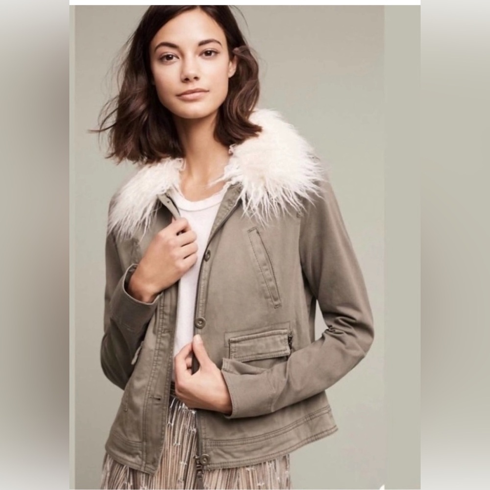 ANTHROPOLOGIE MARRAKECH MILITARY JACKET